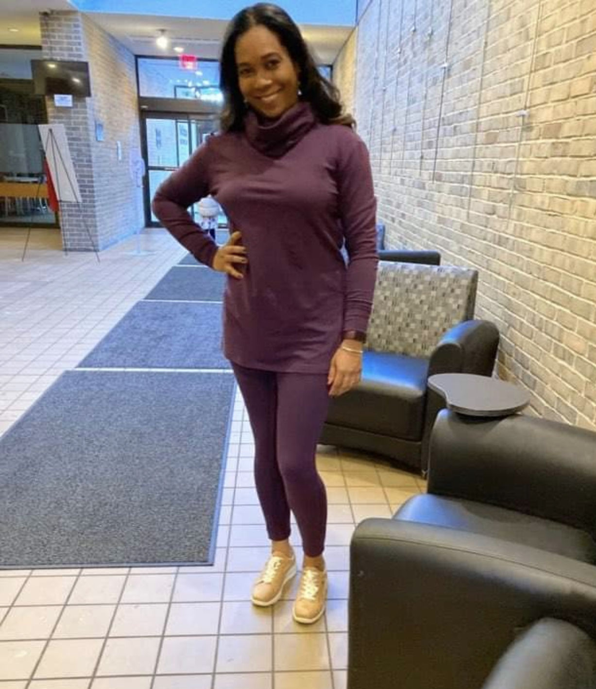 Customer photo review of Everyday Lounge Set - Plum