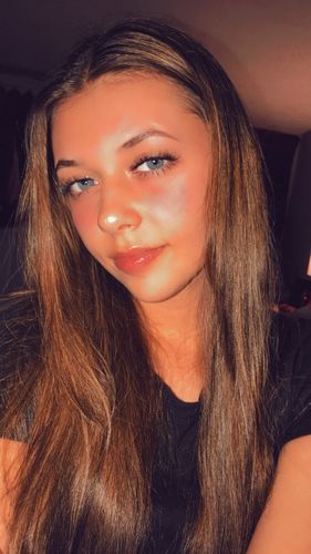 Customer photo review of Ocean Colored Contact Lenses