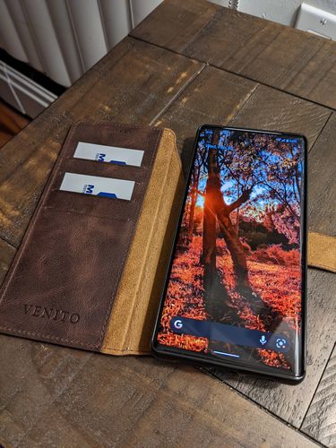 Customer photo review of Pre-Order for Florence Google Pixel 6 Pro in Coffee Brown