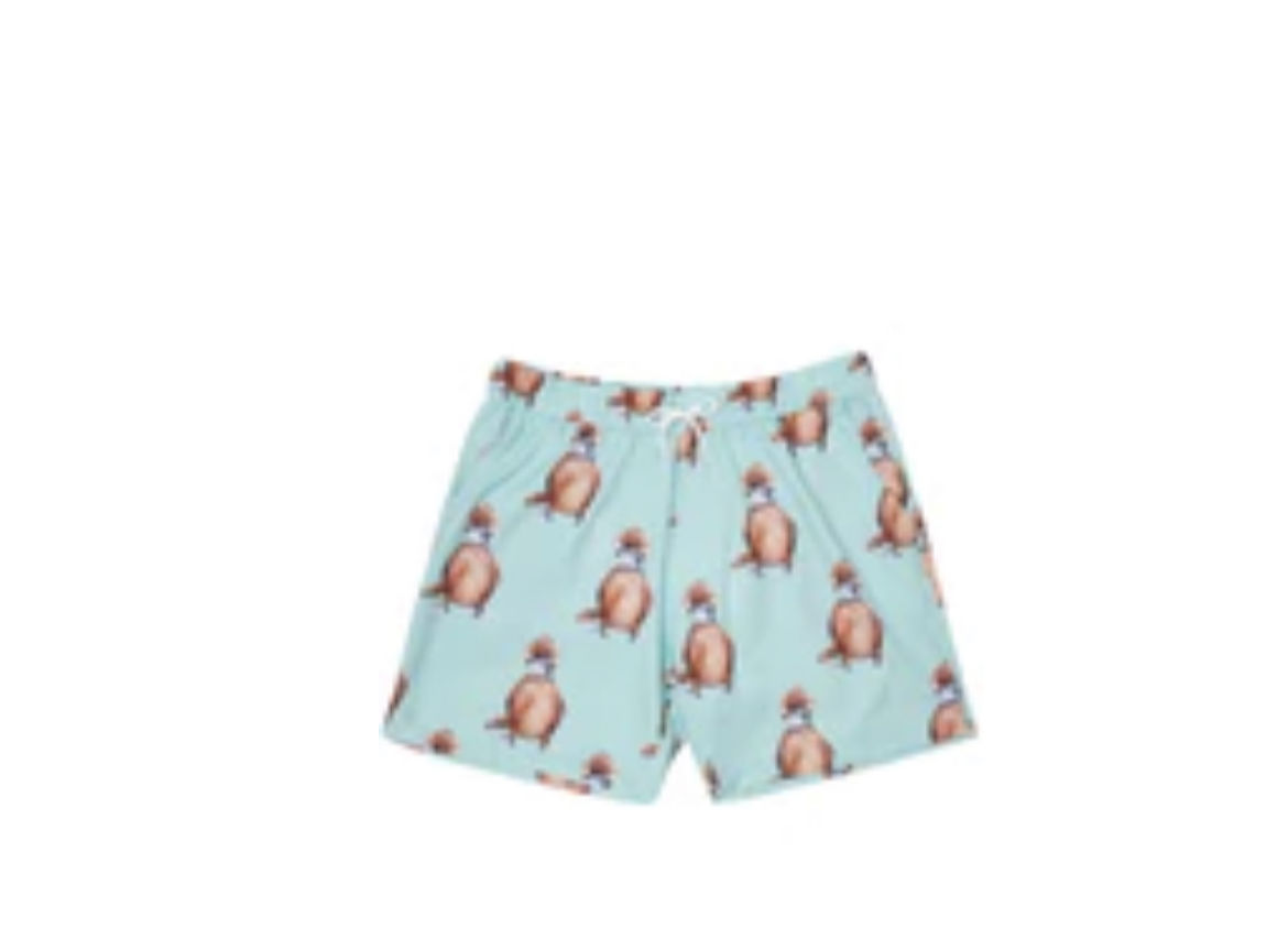 Customer photo review of Green Platypus Men's Boardshorts