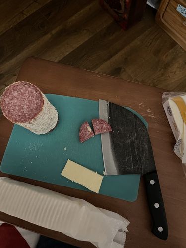 Customer photo review of The Nikos Knife™