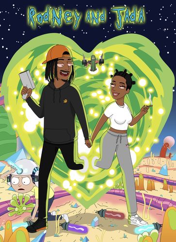 Customer photo review of 'Rick and Morty' Custom Portrait