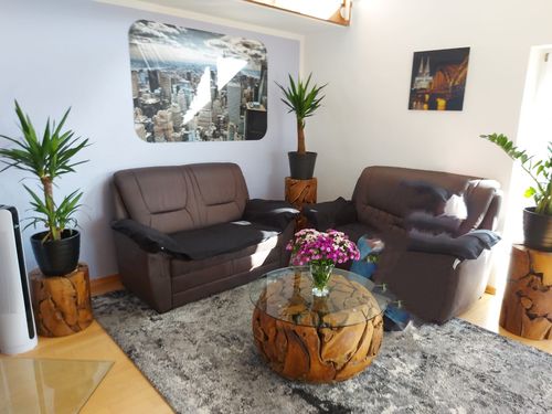 Customer photo review of Teak Holz Säule XILON rund