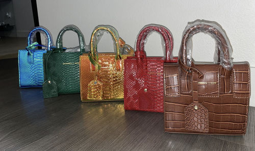 Customer photo review of The Boa mini bag ( jewel green )