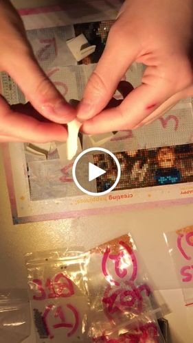 Customer video review of Eigen Foto Diamond Painting
