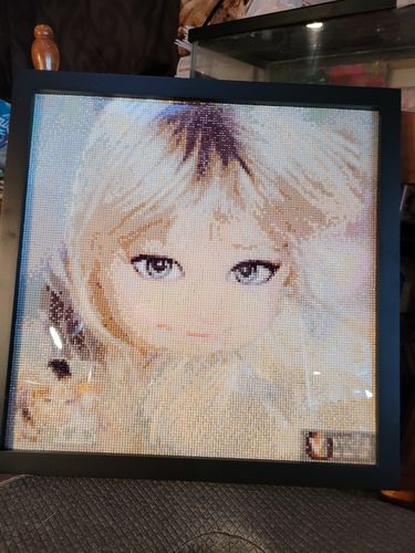 Customer photo review of Custom Diamond Painting Kits for Adults DIY 5D - Photo Diamond Art Shipped from USA
