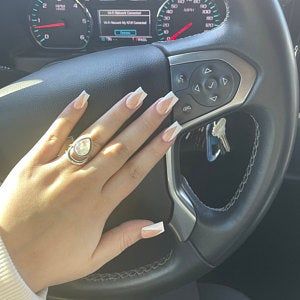 Customer photo review of Sterling Silver Crescent Moon Moonstone Ring