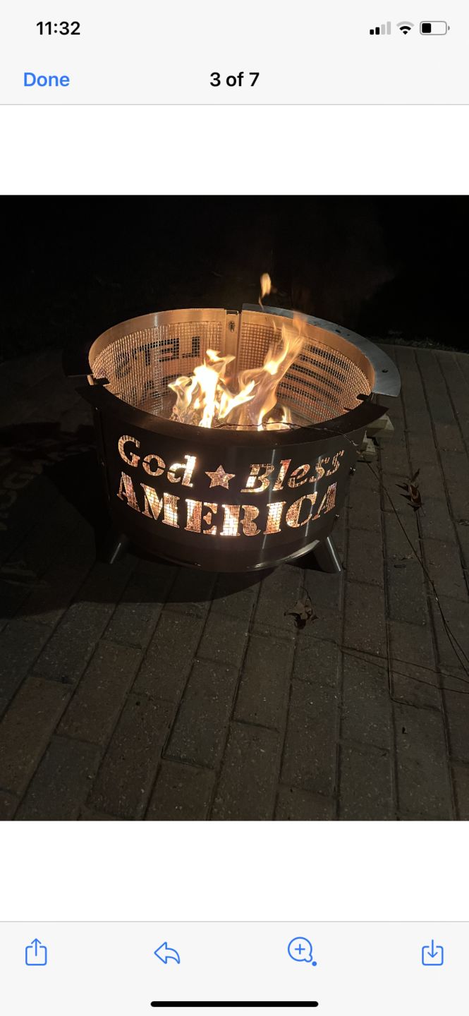 Customer photo review of MYFIRESIDE PIT 24 - BIG GUY