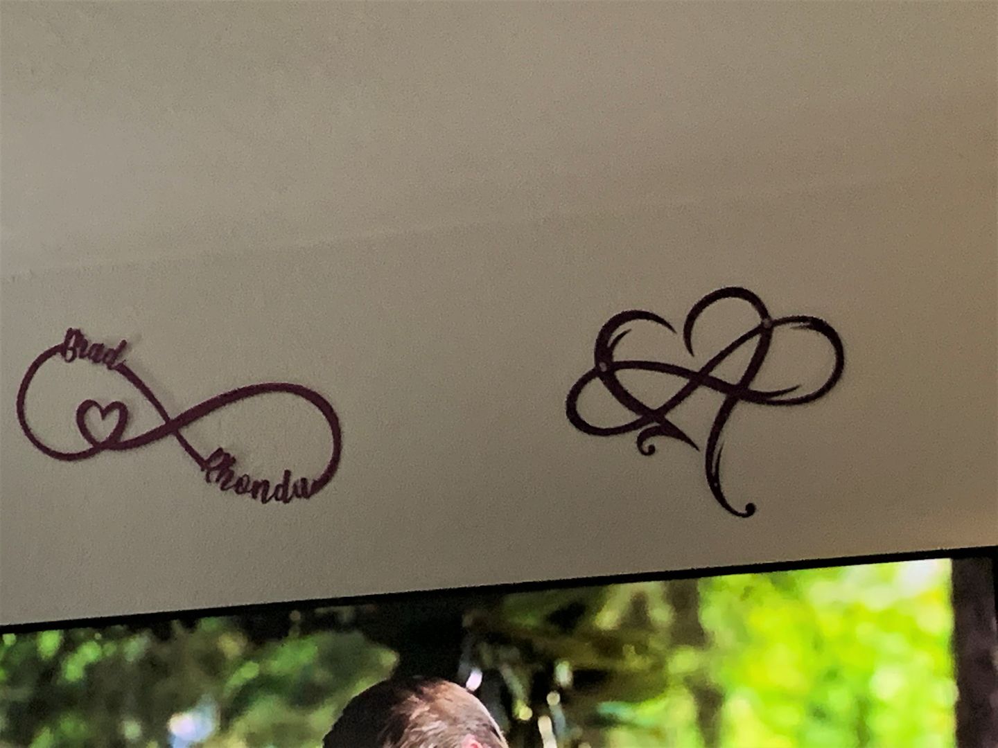 Customer photo review of Infinity Sign- 3 Styles