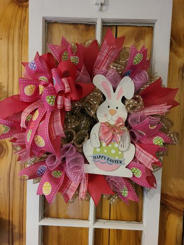 Customer photo review of 1.5"X50Yd Value Faux Burlap Asst 24 Asst Colors RC5008