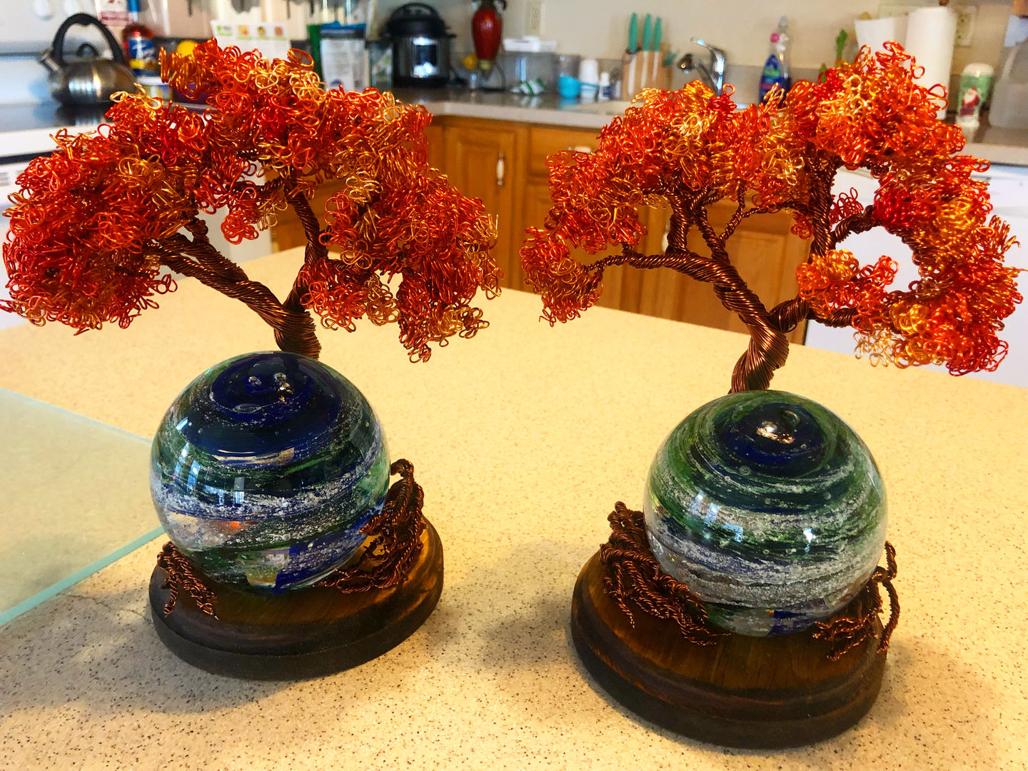 Customer photo review of Autumn Sunshine Tree Of Life with Tranquil Swirl