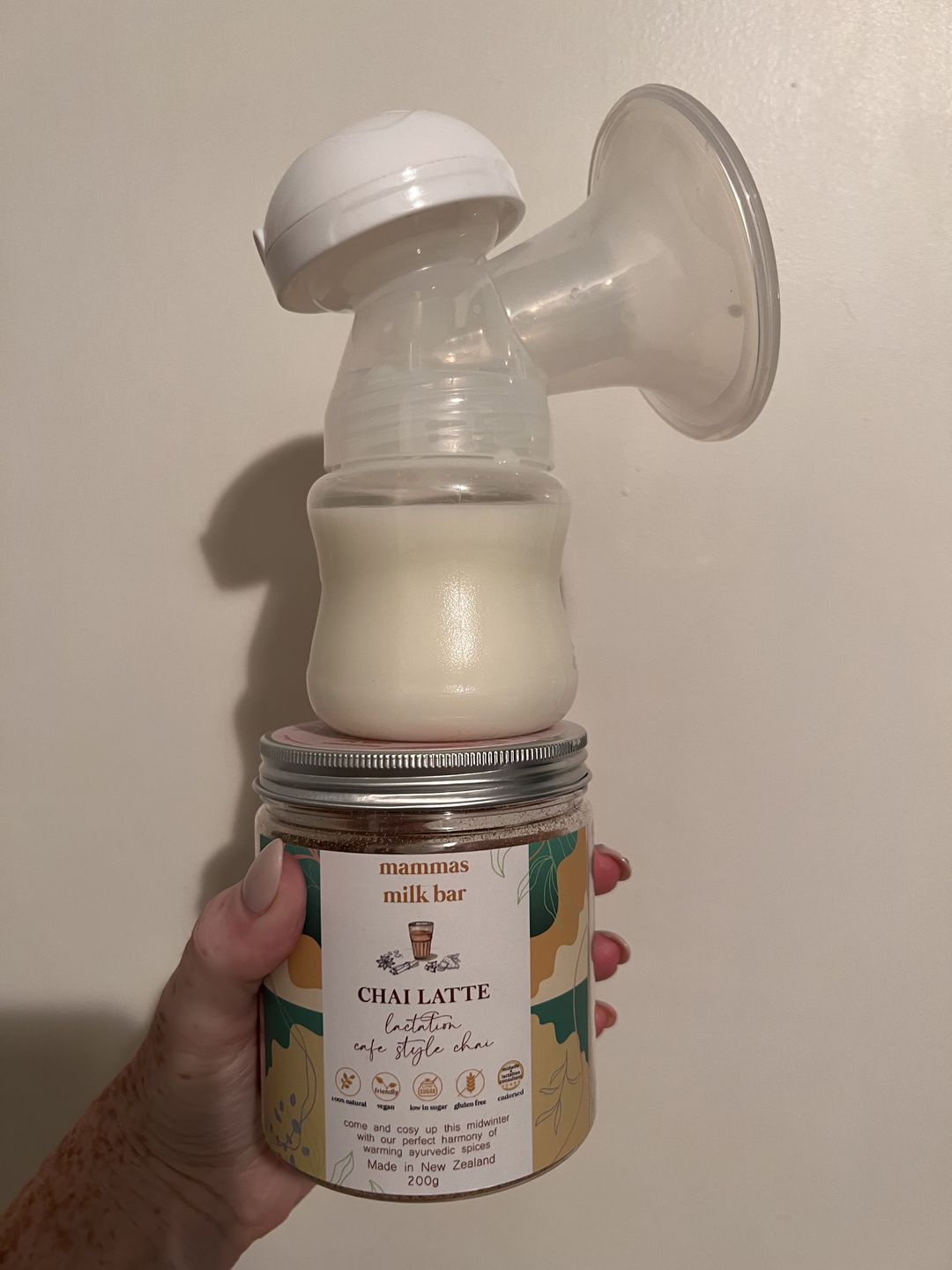 Customer photo review of Lactation Chai Latte