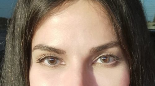 Customer photo review of Movie Time Colored Contact Lenses