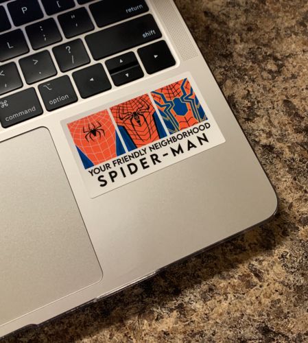 Customer photo review of Friendly Neighborhood Spidey Sticker Pack