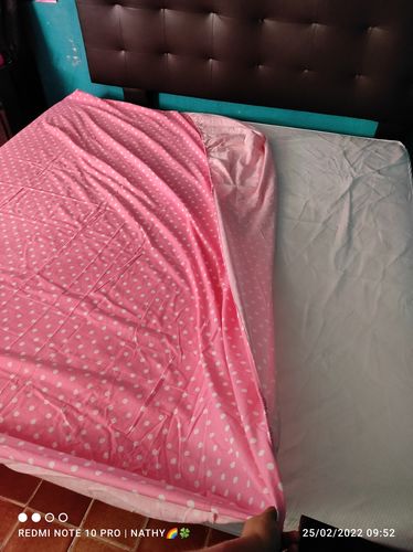 Customer photo review of Juego de Sábanas Básica Algodón Percal 200 -Tamaño y color a elegir