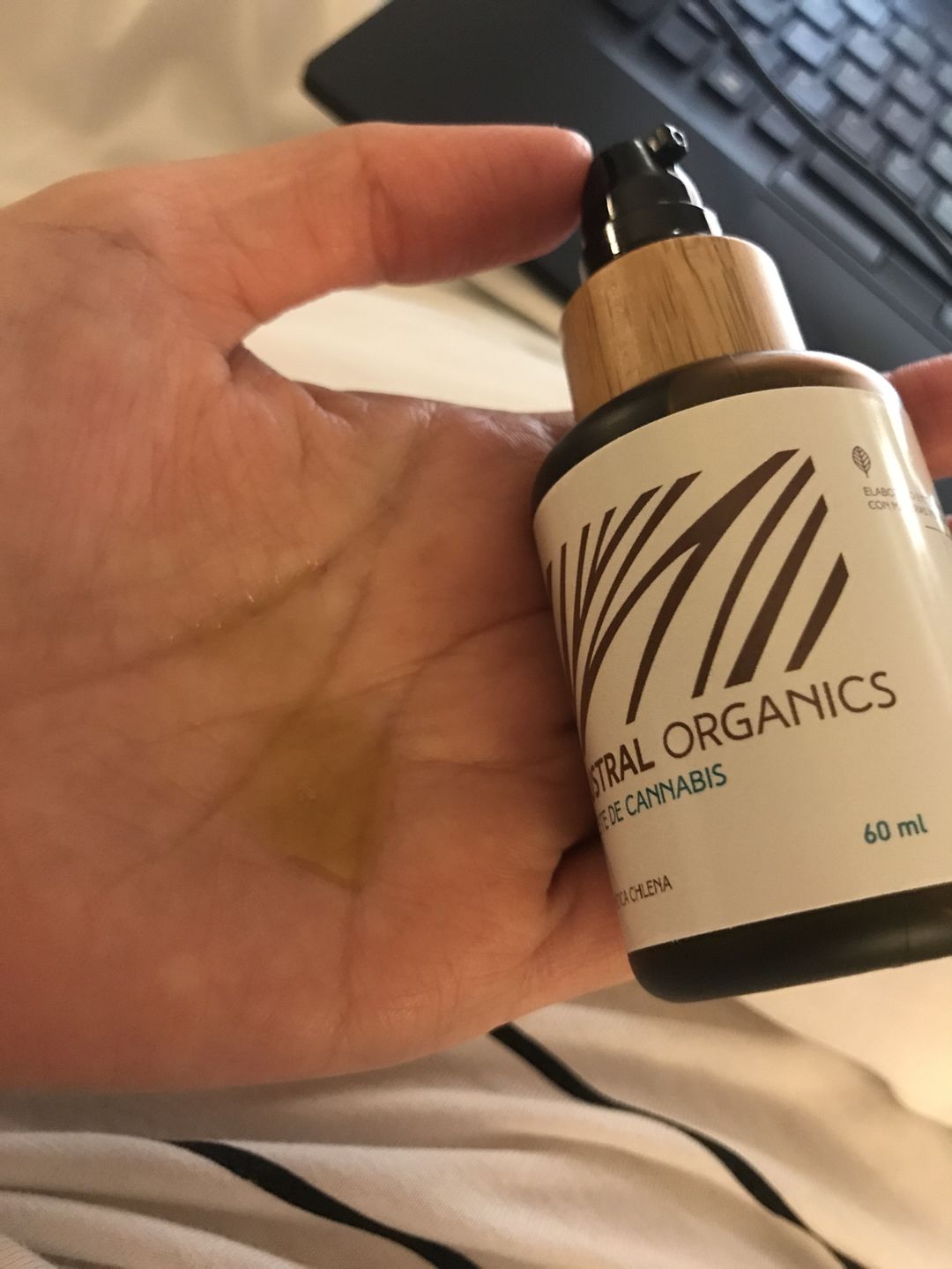Customer photo review of Aceite cannabis orgánico