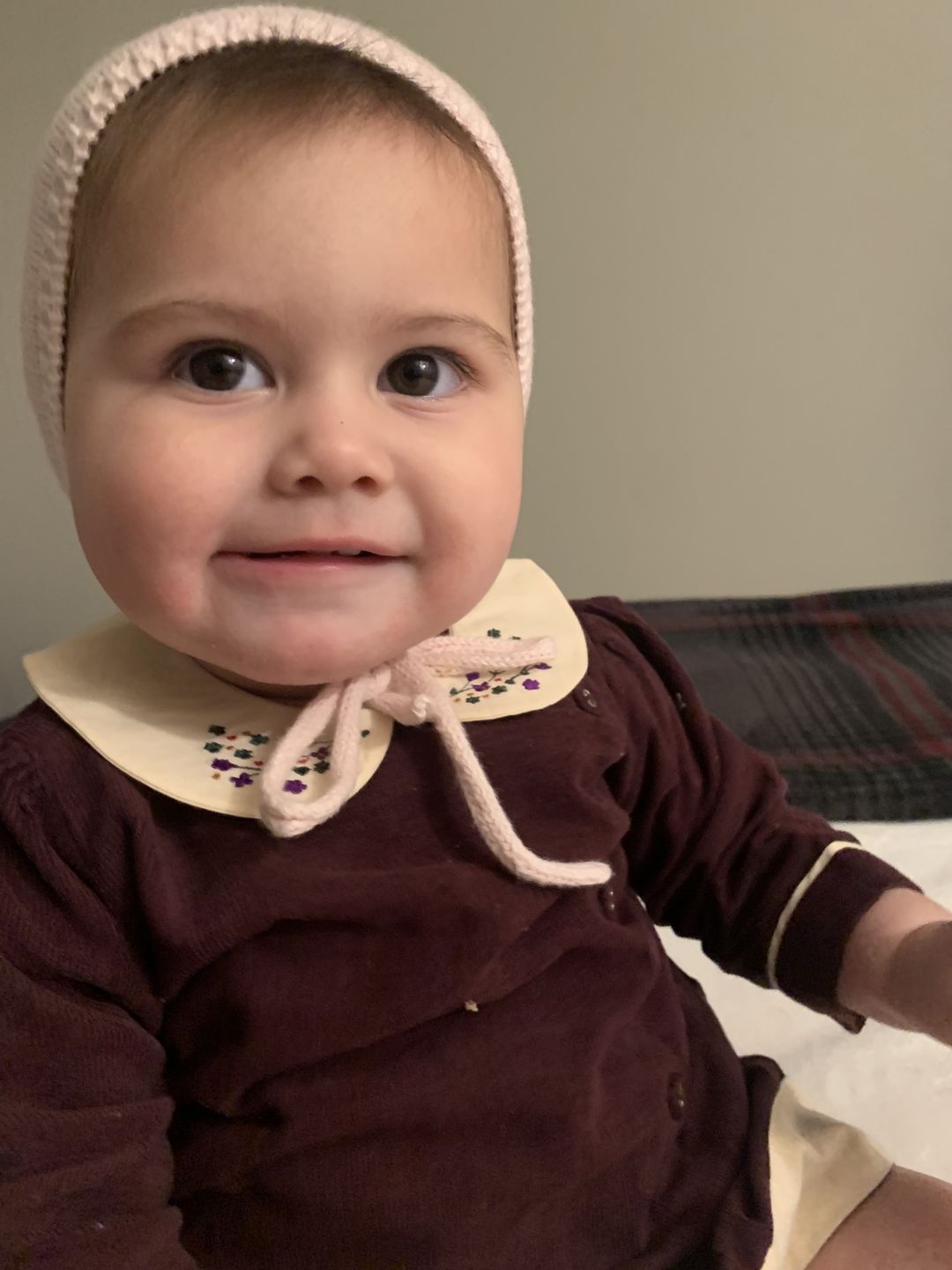 Customer photo review of Plum Button Down Dress