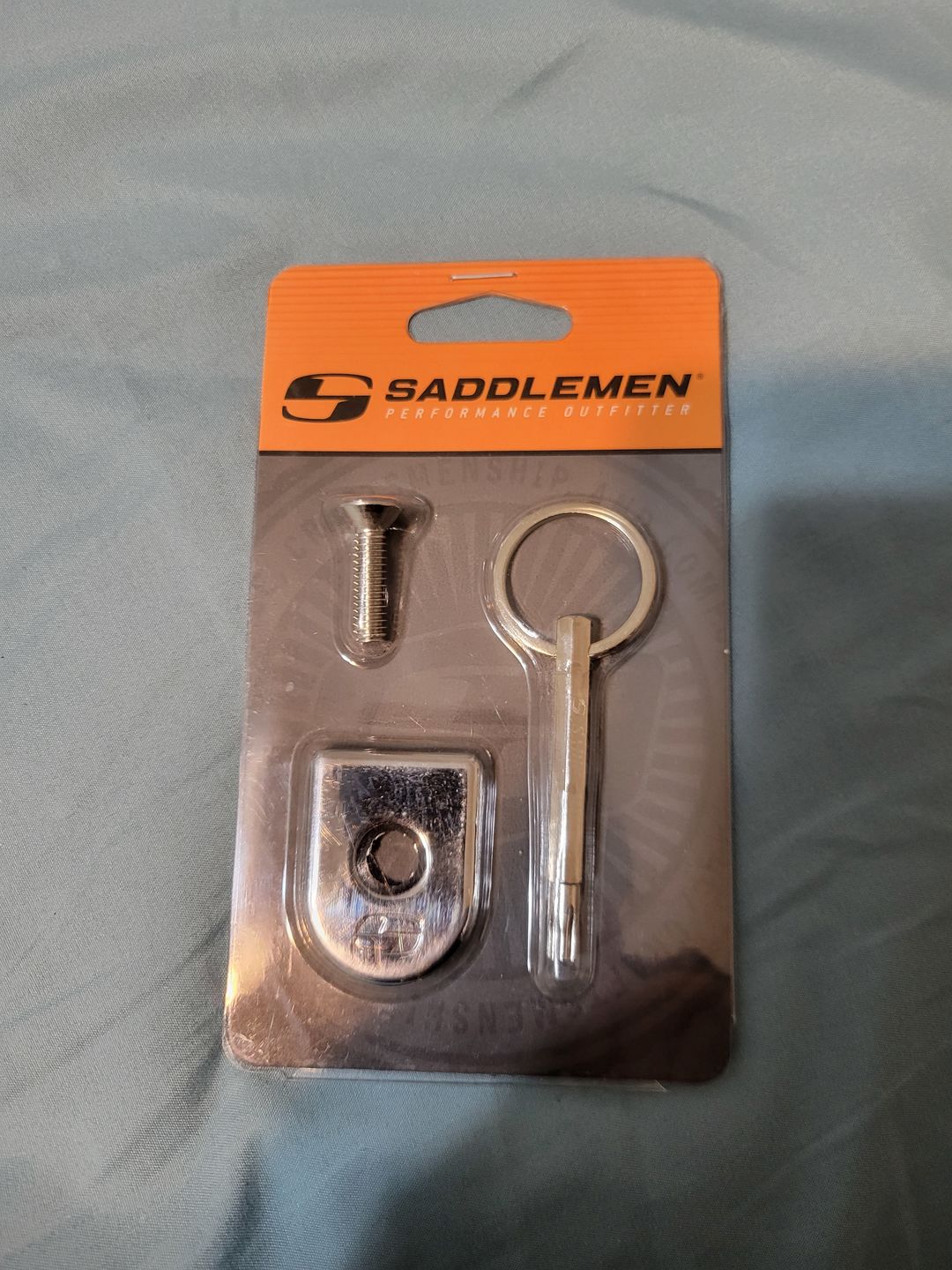 Customer photo review of SADDLEMEN CHROME SECURITY SCREW