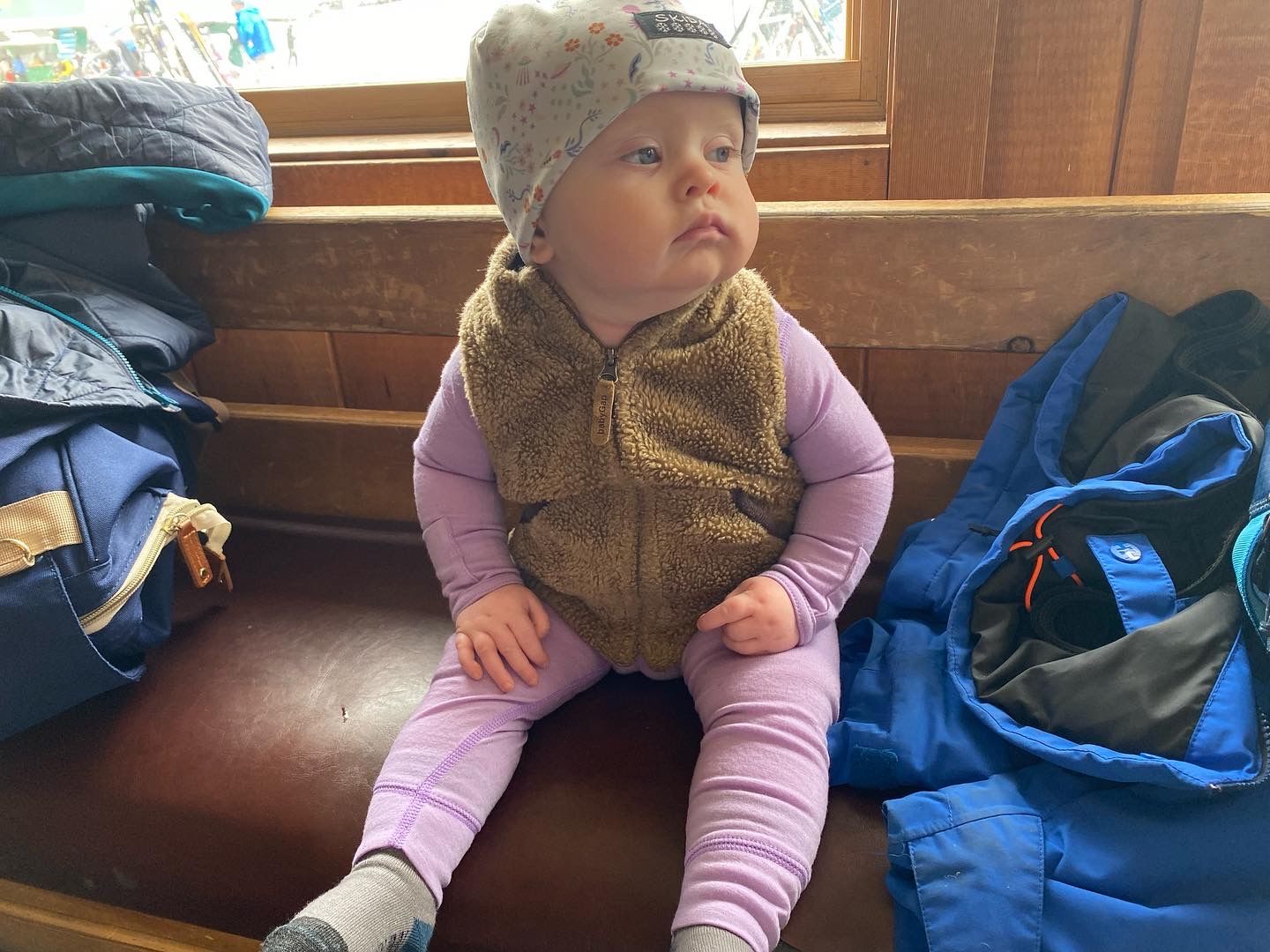 Customer photo review of Q is for Quinn Merino Wool Socks