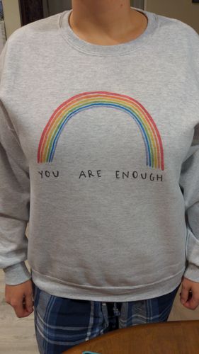 Customer photo review of You Are Enough (Rainbow)
