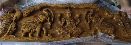 Customer photo review of Sri Gajalakshmi Wooden Wall Hanging For House Entrance / Pooja Room