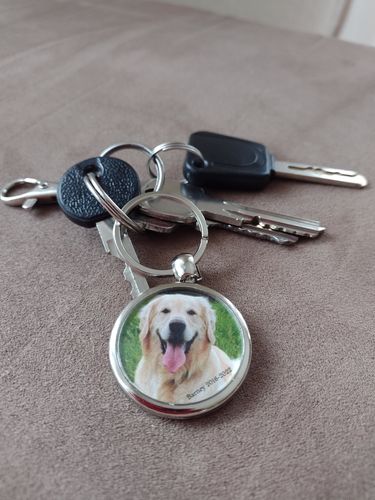 Customer photo review of Schlüsselanhänger mit Foto "Hund"
