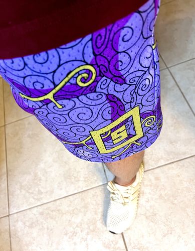 Customer photo review of Anime Mesh Shorts - Luffy