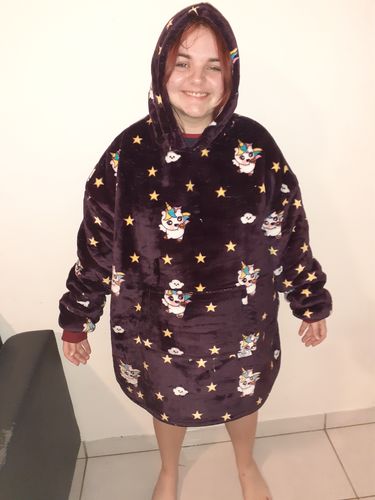Customer photo review of SweetPlaid™ - Licorne - Nouvelle collection 🌟