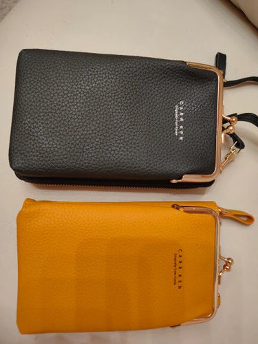Customer photo review of Crystal Leather Shoulder Bag