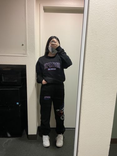 Customer photo review of Hope World Crewneck Sweater