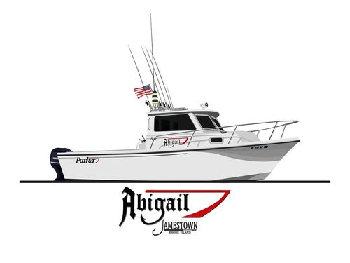 Customer photo review of Custom Digital Boat Artwork