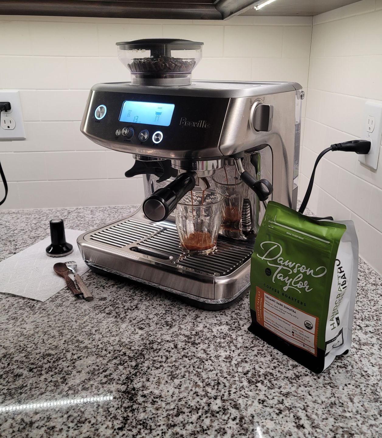 Customer photo review of Organic Dark Sumatra Mandheling