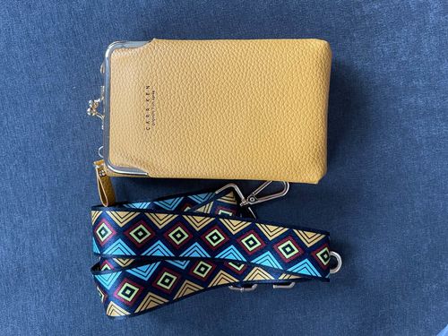 Customer photo review of Crystal Leather Shoulder Bag