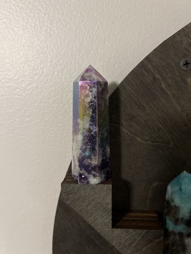 Customer photo review of Aura Lepidolite Tower