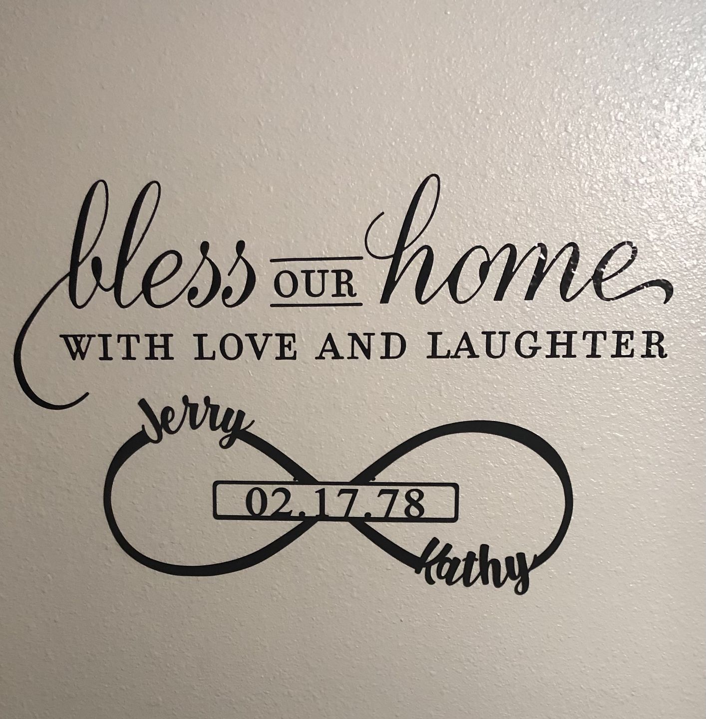 Customer photo review of Infinity Sign- 3 Styles