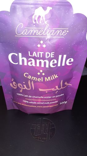 Customer photo review of LAIT DE CHAMELLE EN POUDRE 100 g