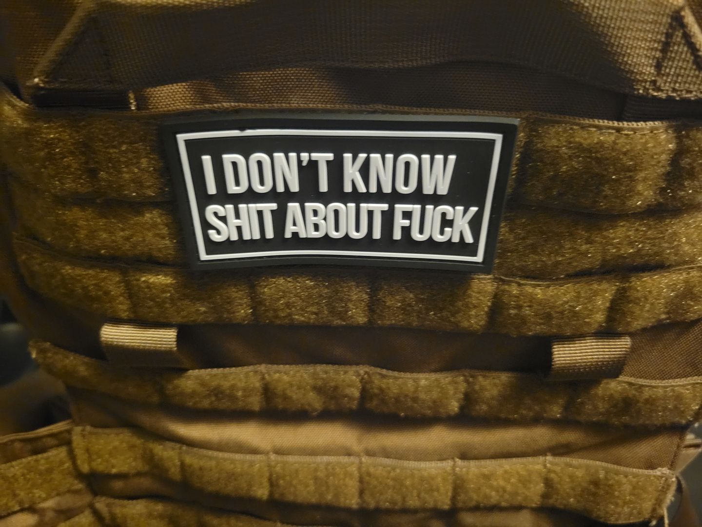 Customer photo review of I Don't Know Sh!^ About F#$%