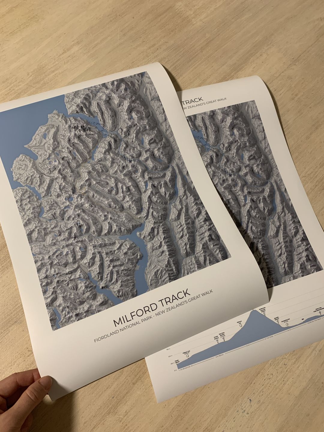 Customer photo review of Milford Track Poster