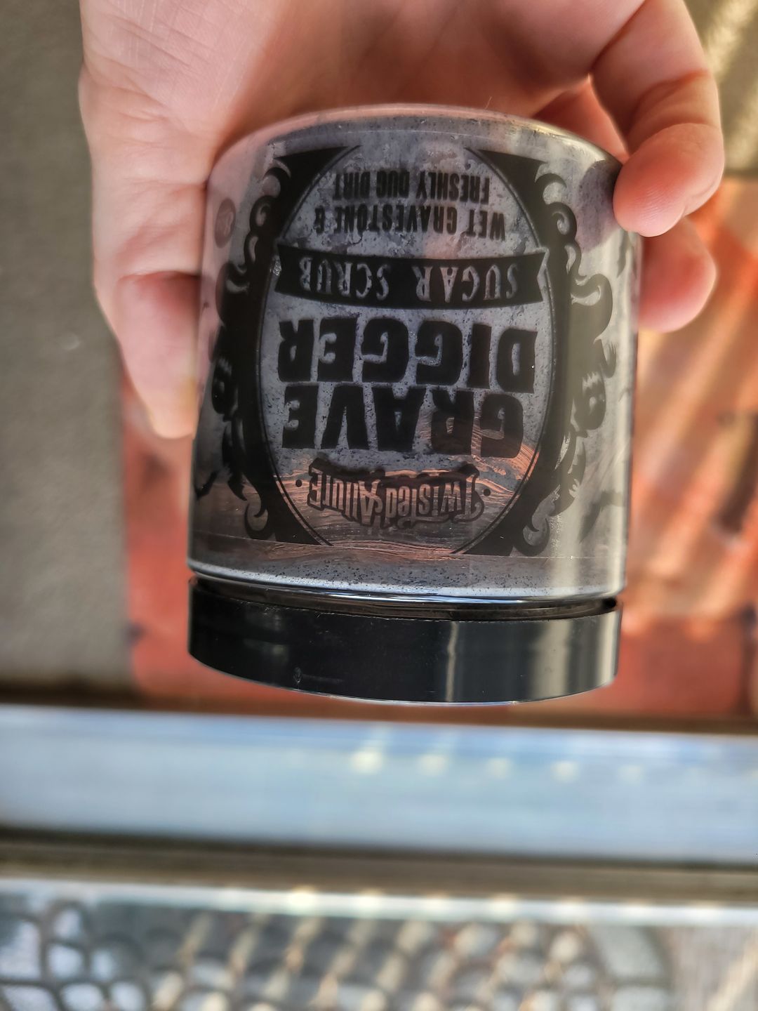 Customer photo review of GraveDigger Sugar Scrub