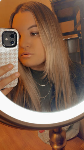 Customer photo review of "I AM" Necklace