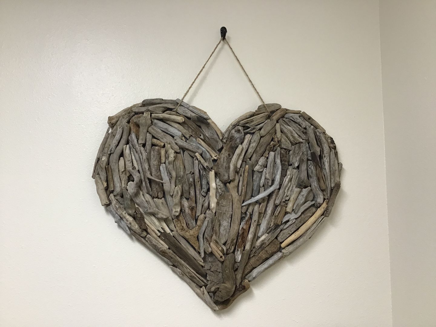 Customer photo review of Unfinished Wooden Round Classic Heart Shape up to 24" DIY Valentines Day Wedding Shower