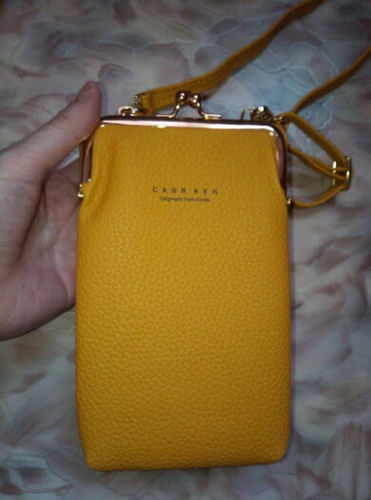 Customer photo review of Crystal Leather Shoulder Bag
