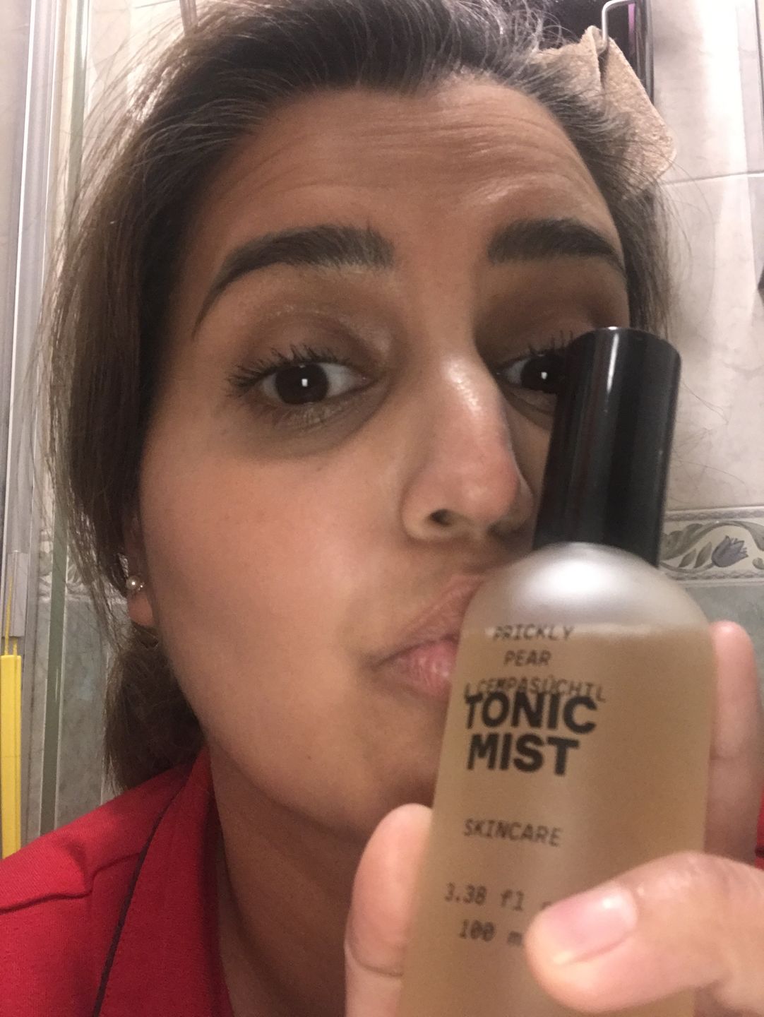 Customer photo review of Tonic Mist / Agua Tónica con Tuna y Cempasúchil
