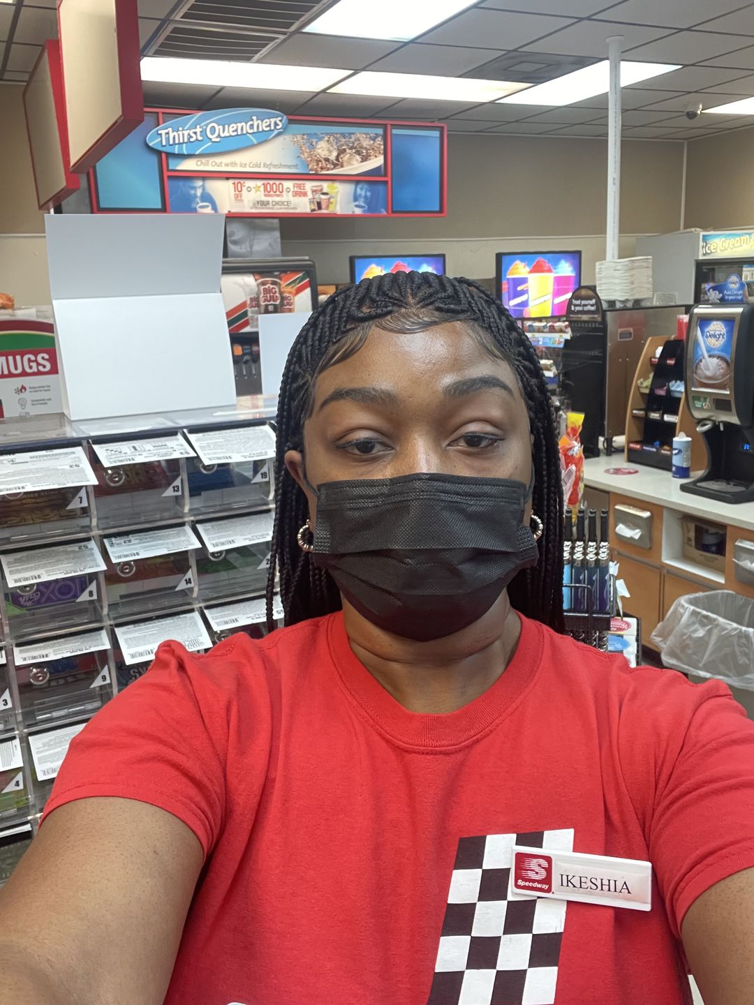 Customer photo review of Cornrow Braids 13x4 Lace Front - Wig Fab