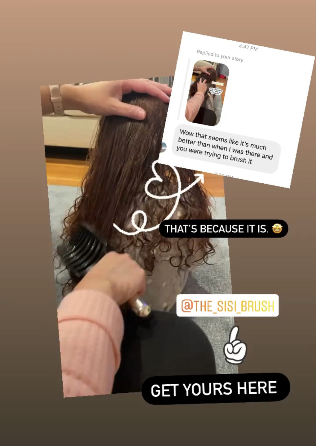 Customer photo review of Sisi Spray N' Style