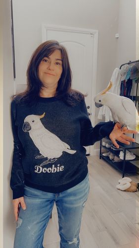Customer photo review of Full-Body Pet Custom Sweater