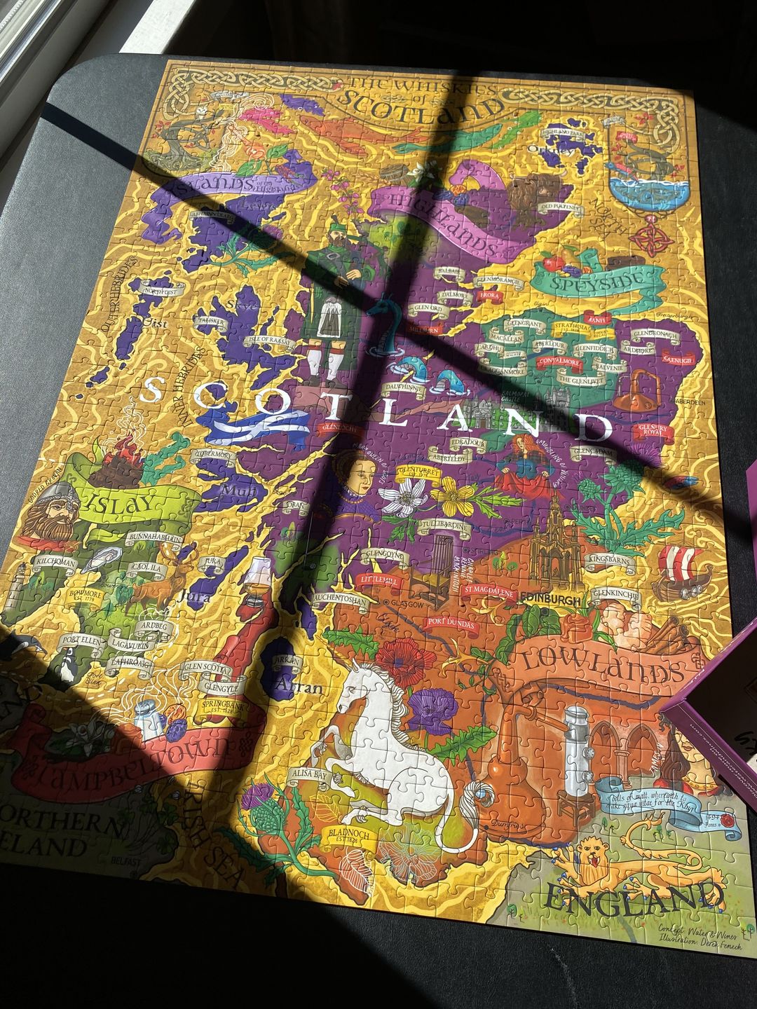 Customer photo review of Whisky Puzzle - Scotland
