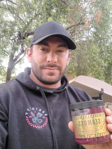 Customer photo review of The Wellness Trio Sea Moss Gel Combo