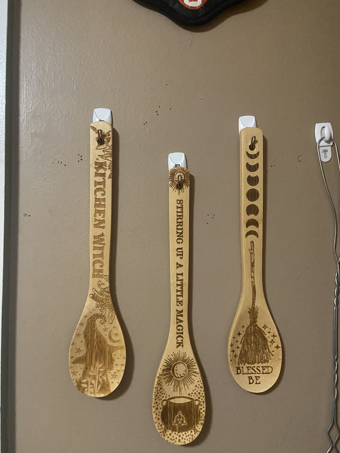 Customer photo review of Witchy Bamboo Wooden Spoon