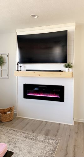 Customer photo review of Rustic Mantels